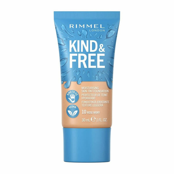 Crème Make-up Base Rimmel London Kind & Free 10-rose ivory (30 ml)-0