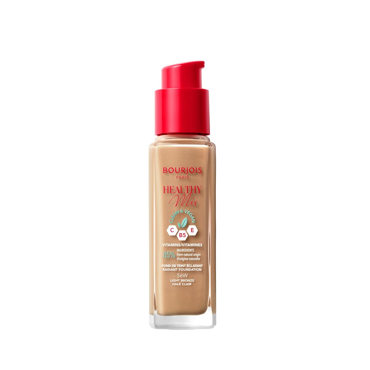 Liquid Make Up Base Bourjois Healthy Mix 56-light bronze (30 ml)-0