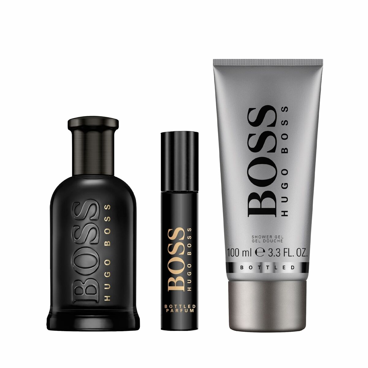 Men's Perfume Set Hugo Boss Boss Bottled Parfum 3 Pieces-2