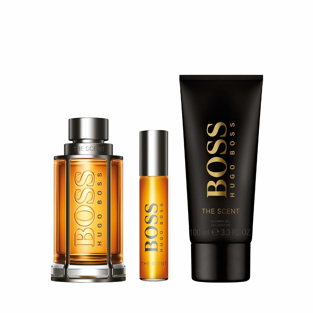 Men's Perfume Set Hugo Boss EDT BOSS The Scent 3 Pieces-0