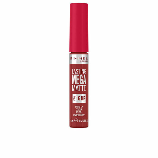 Lipstick Rimmel London Lasting Mega Matte Liquid Nº 500 Fire starter 7,4 ml - Cosmova