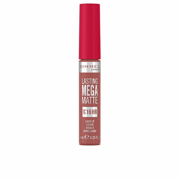 Lipstick Rimmel London Lasting Mega Matte Liquid Nº 200 Pink blink 7,4 ml - Cosmova