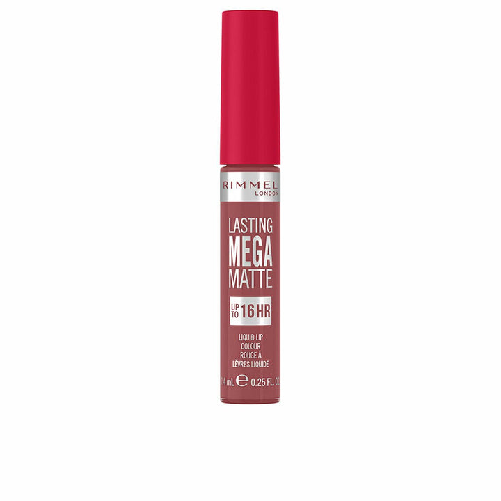 Lipstick Rimmel London Lasting Mega Matte Liquid Nº 210 Rose & shine 7,4 ml - Cosmova