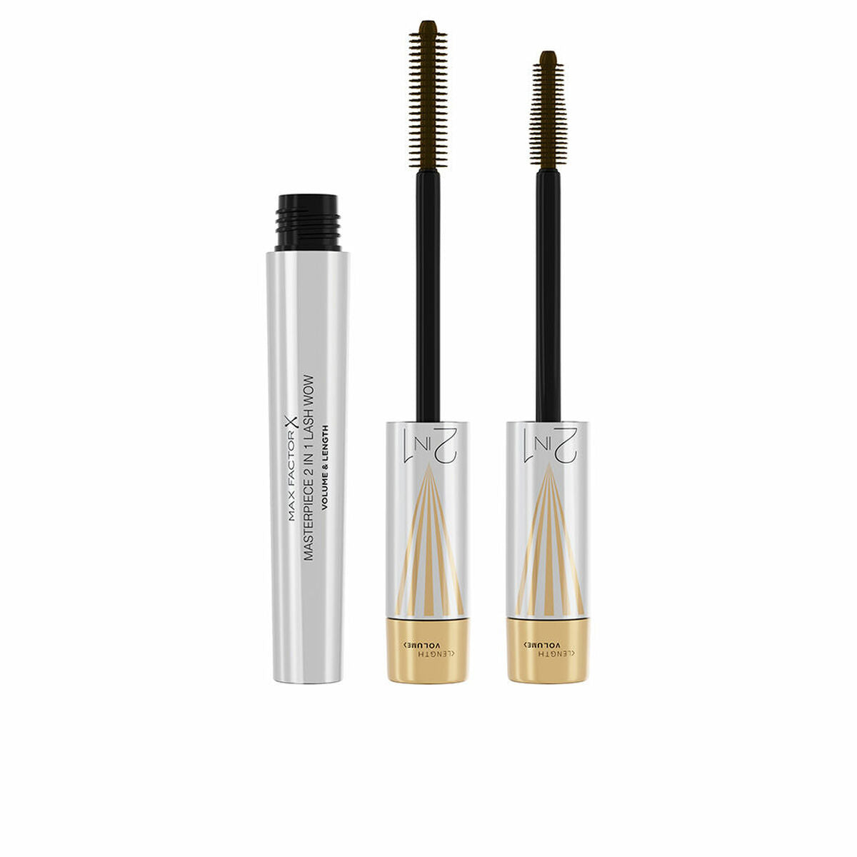 Mascara Max Factor Masterpiece 2 In 1 Lash Wow Nº 02 Black brown 7 ml-0