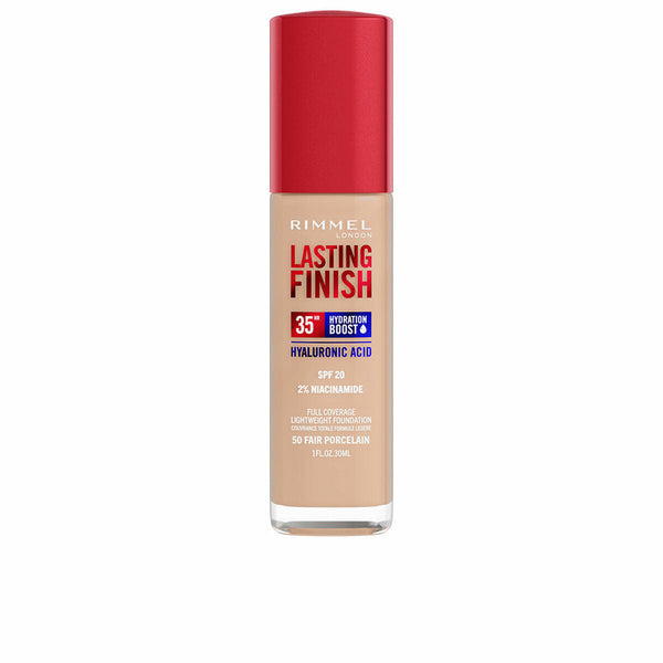 Crème Make-up Base Rimmel London Lasting Finish Nº 050 Fair Porcelain Spf 20 30 ml-0