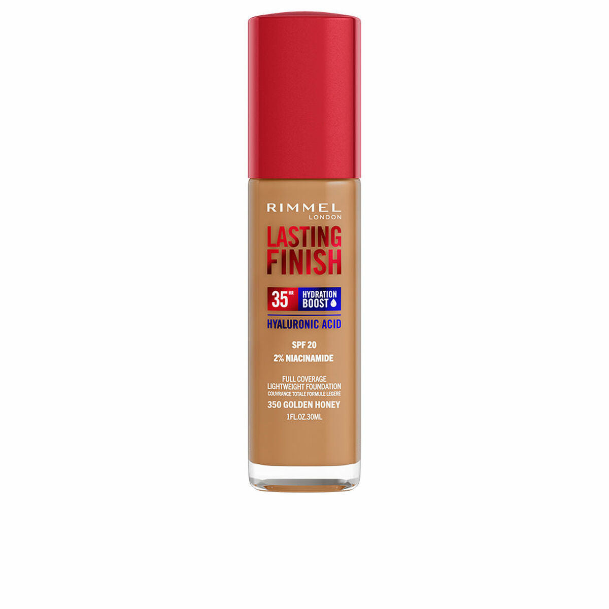 Crème Make-up Base Rimmel London Lasting Finish Nº 350 Golden Honey Spf 20 30 ml-0
