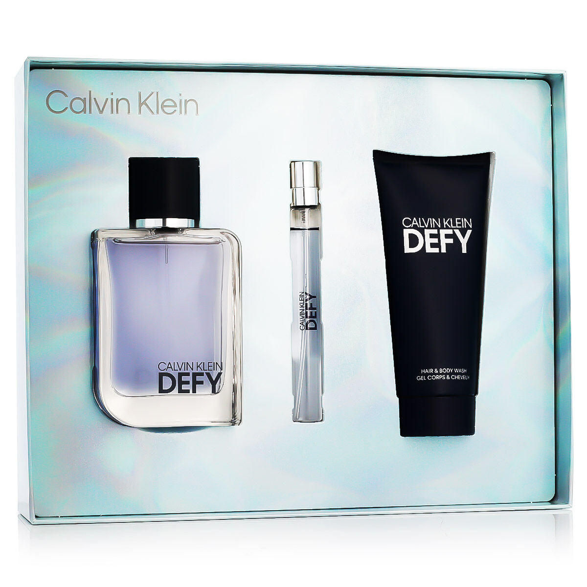 Men's Perfume Set Calvin Klein Defy 3 Pieces-1