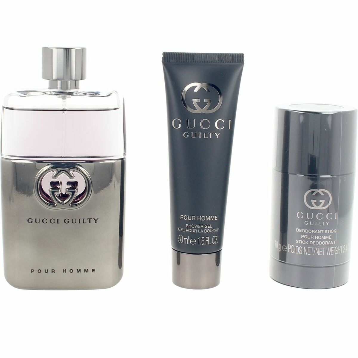 Men's Perfume Set Gucci GUILTY POUR HOMME 3 Pieces-0