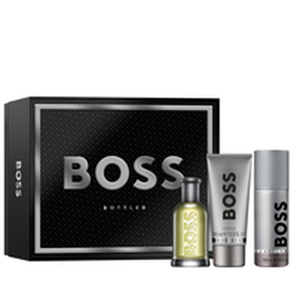 Men's Perfume Set Hugo Boss BOTTLED EDT 3 Pieces-1