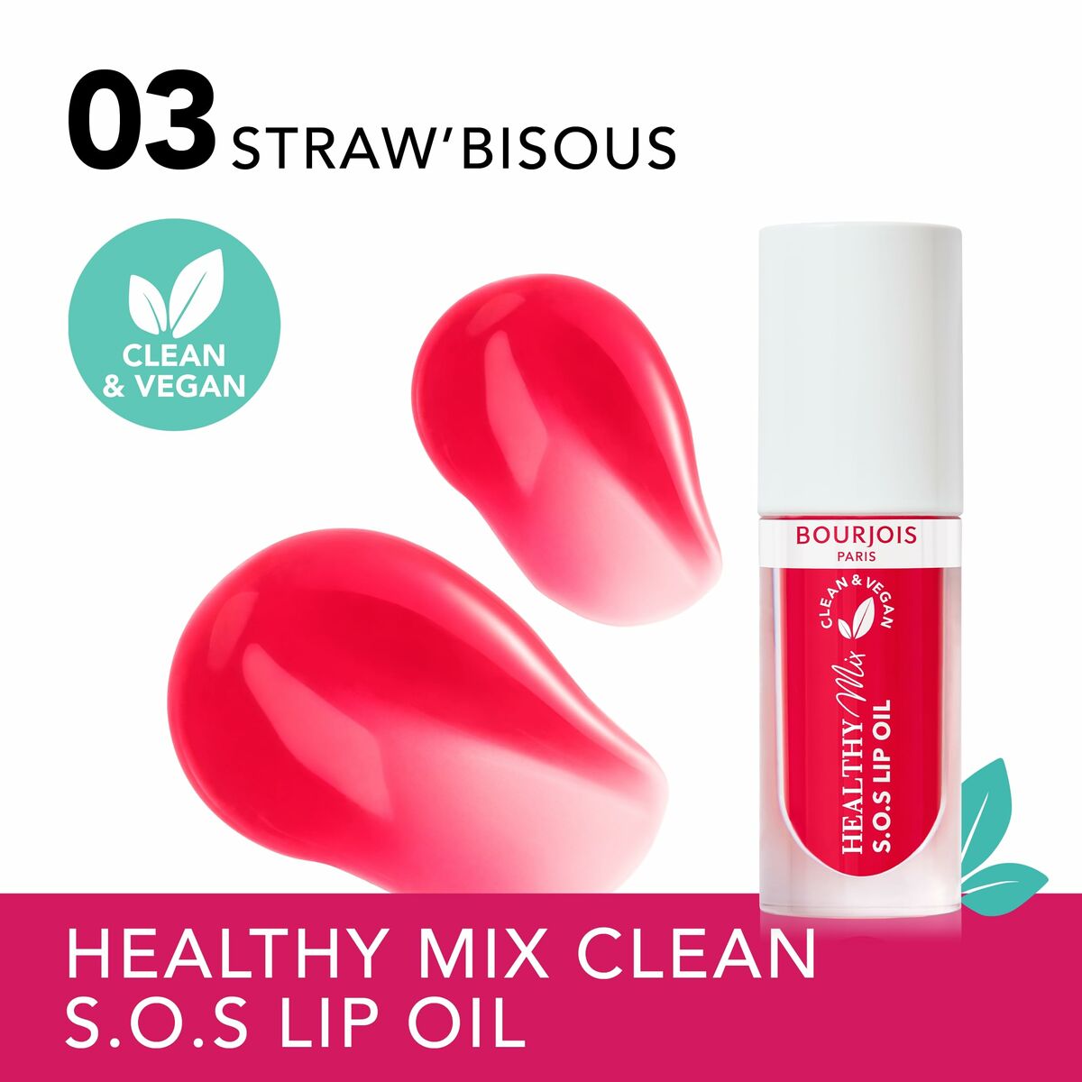 Lipstick Bourjois HEALTHY MIX S.O.S Nº 03-Straw'bisous 4,5 ml-12