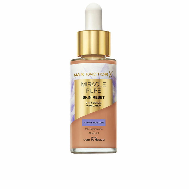 Perfecting Serum Max Factor MIRACLE PURE Nº 60-80 Light to Medium 30 ml-0