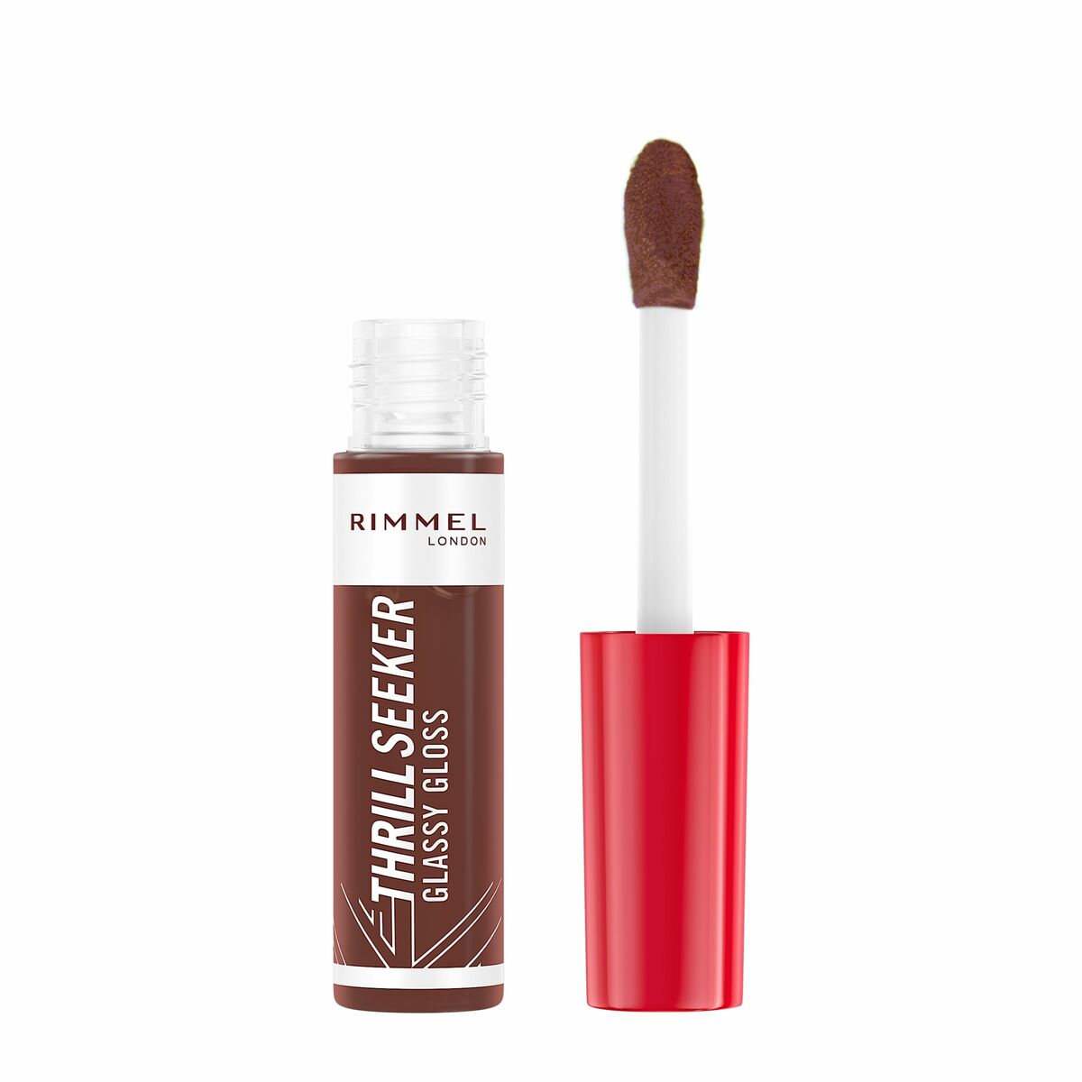 Lip-gloss Rimmel London THRILL SEEKER Nº 800-Chocolate Glaze 10 ml-0