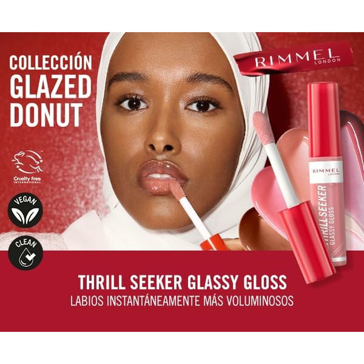 Lip-gloss Rimmel London THRILL SEEKER Nº 800-Chocolate Glaze 10 ml-1