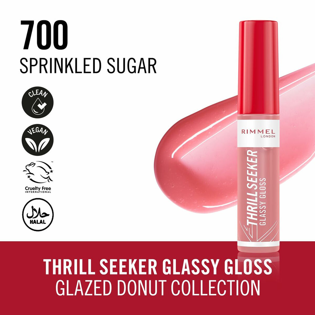 Lip-gloss Rimmel London THRILL SEEKER Nº 700-Sprinkled Sugar 6 ml-4