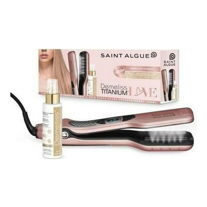 Hair Straightener Saint-Algue Demeliss TITANIUM Love Edition 85 W Pink-5