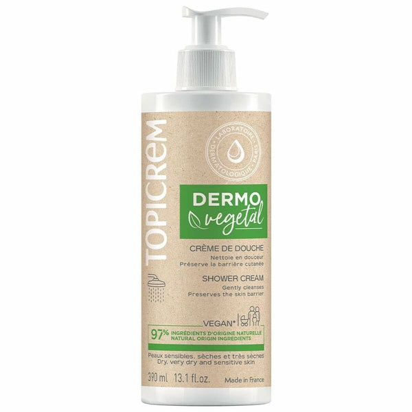 Shower Cream Topicrem Dermovegetal 390 ml - Cosmova