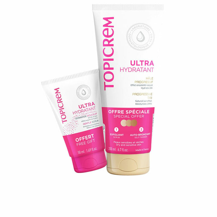 Self - Tanning Body Lotion Topicrem Bronceado Uh Lote 2 Pieces - Cosmova