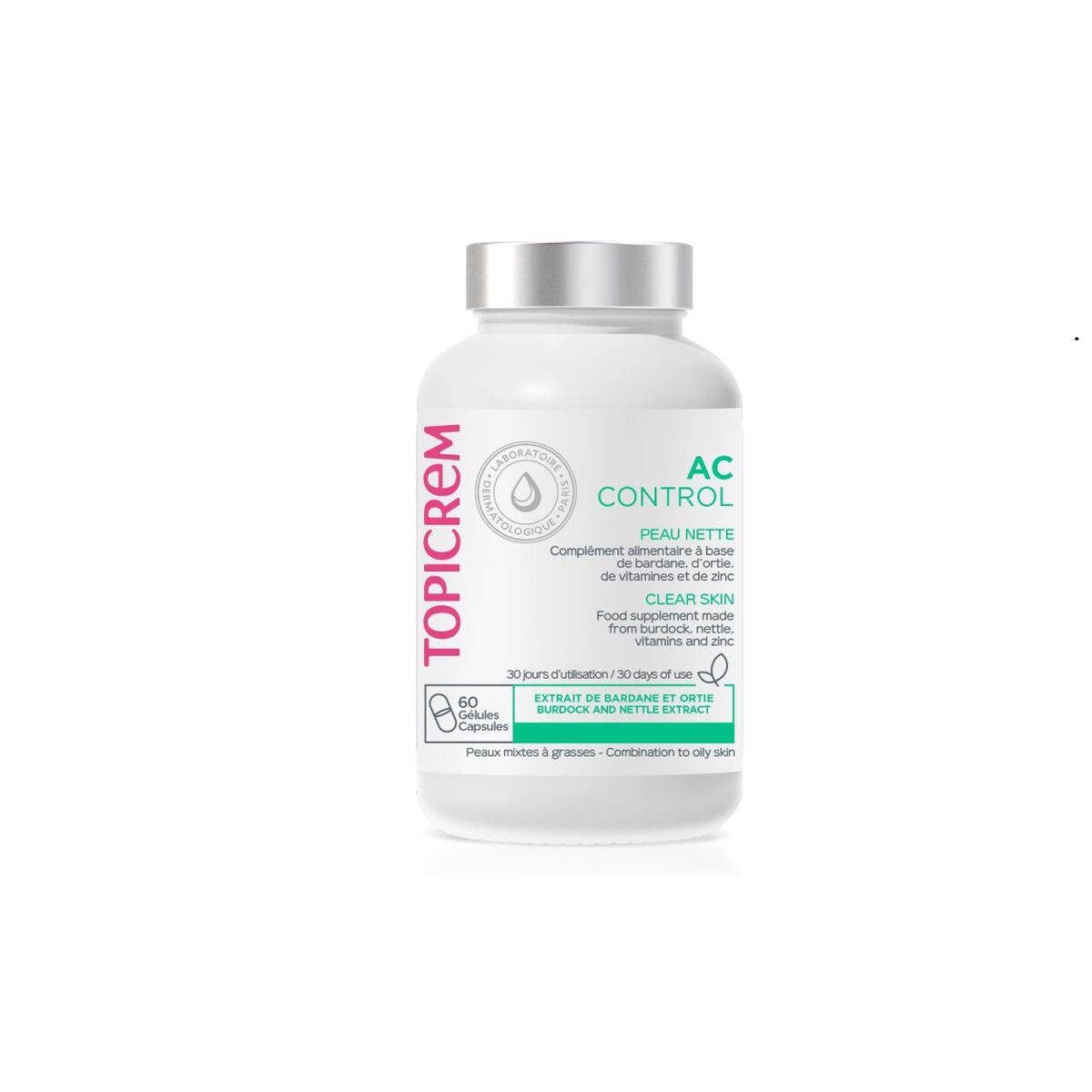 Facial Treatment Topicrem AC Control 60 Capsules-0