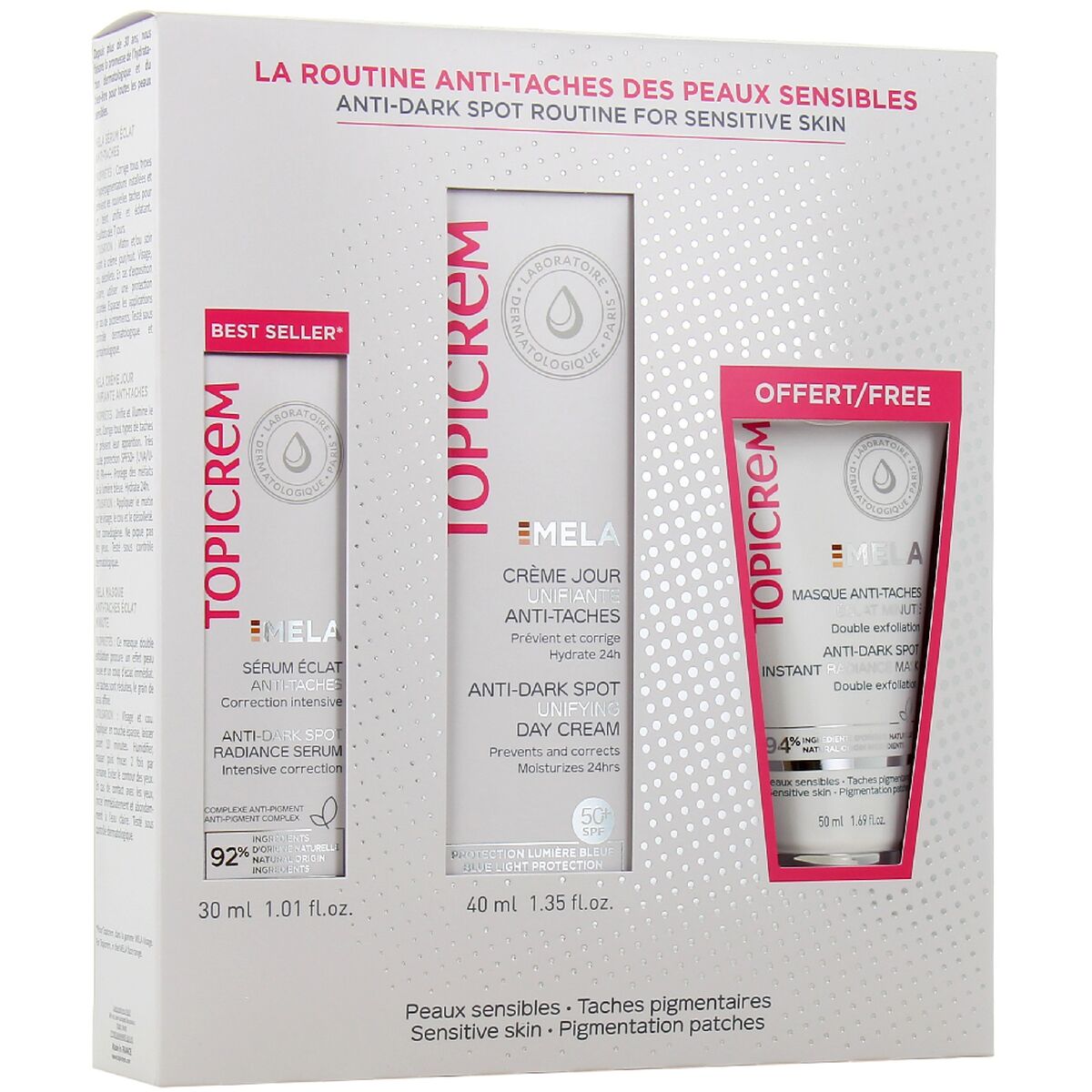 Women's Cosmetics Set Topicrem MELA-0