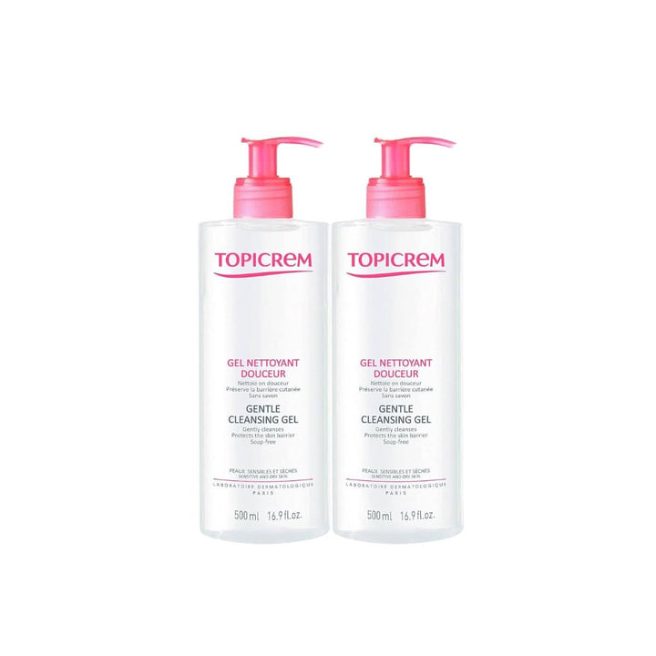 Cleansing Gel Topicrem Dúo 2 x 500 ml 2 Units-0