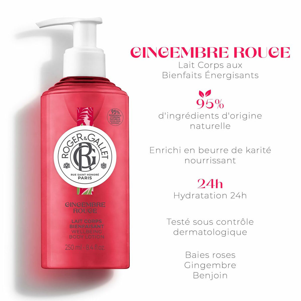 Body Cream Roger & Gallet Gingembre Rouge 250 ml-2