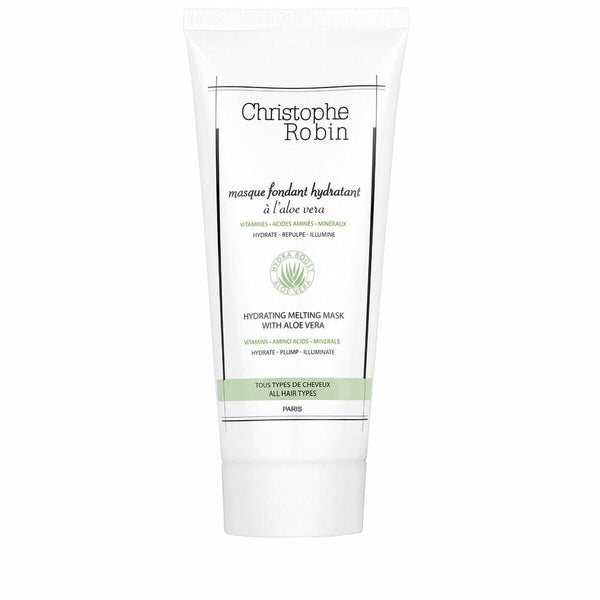 Hair Mask Christophe Robin Moisturizing Aloe Vera (200 ml) - Cosmova