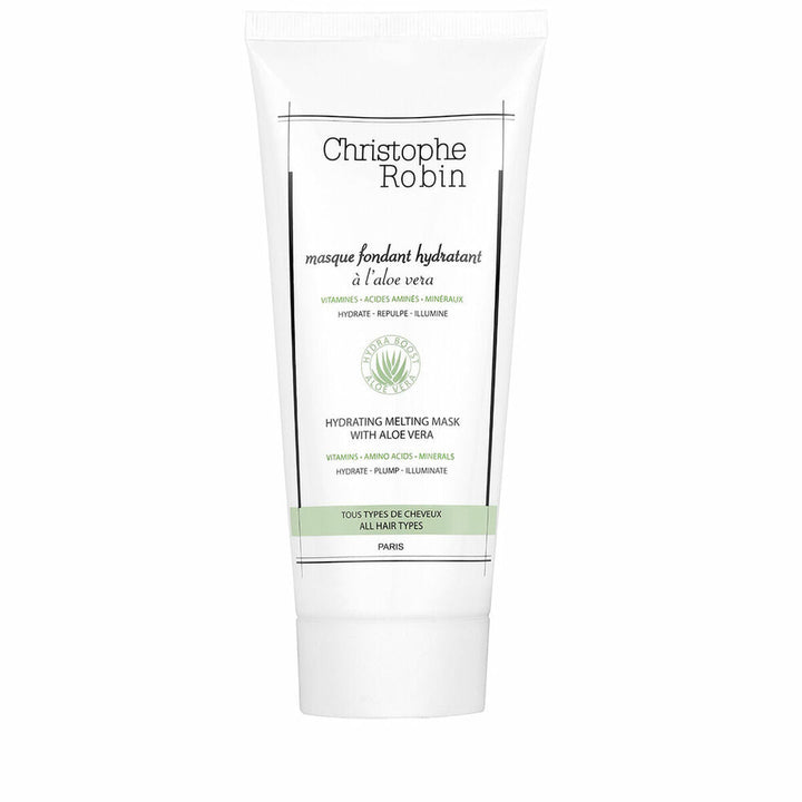 Hair Mask Christophe Robin Moisturizing Aloe Vera (200 ml) - Cosmova