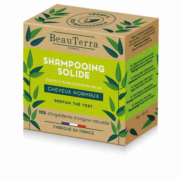 Shampoo Bar Beauterra Green Tea 75 g - Cosmova