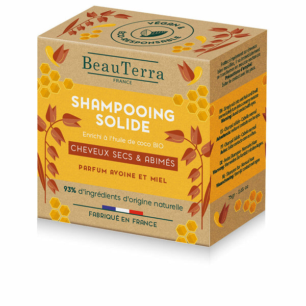 Shampoo Bar Beauterra Solide Honey Oatmeal 75 g-0
