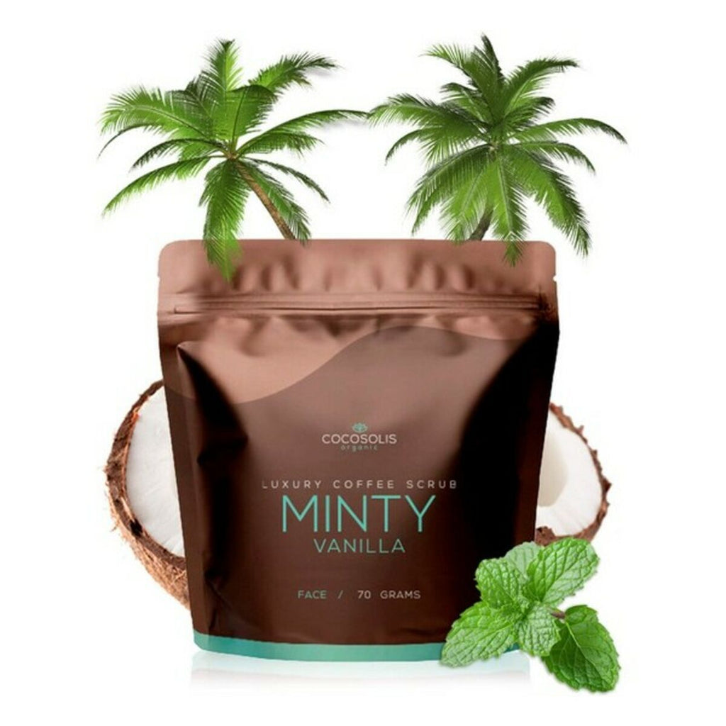 Facial Exfoliator Cocosolis Luxury Coffee Scrub Box 4 Pieces-1
