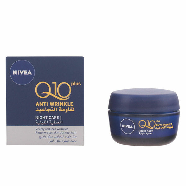 Anti - Wrinkle Cream Nivea Q10+ (50 ml) - Cosmova