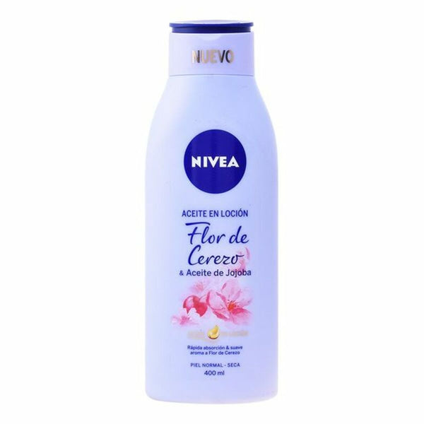Jojoba Oil and Cherry Blossom Oil Lotion Nivea Aceite En Locion (400 ml) 400 ml-0