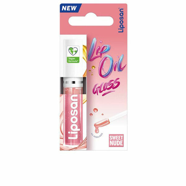 Coloured Lip Balm Liposan Lip Oil Gloss Sweet Nude 5,5 ml - Cosmova