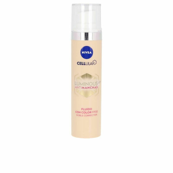 Hydrating Cream with Colour Nivea Luminous Antimanchas Spf 20 40 ml-0