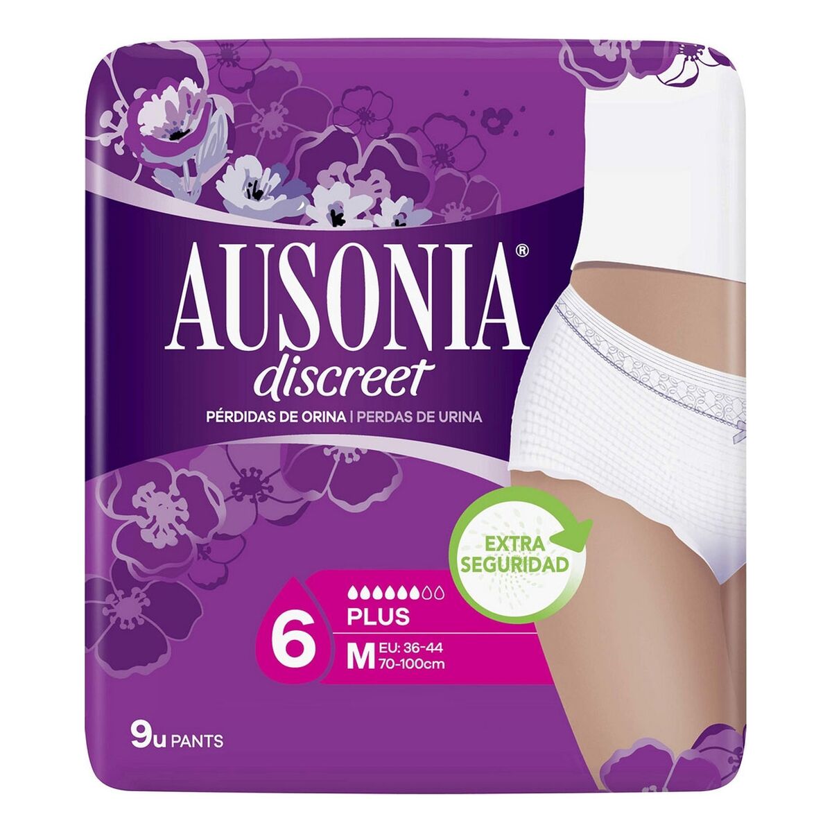 Incontinence Sanitary Pad Ausonia Discreet Boutique Medium (9 uds)-0