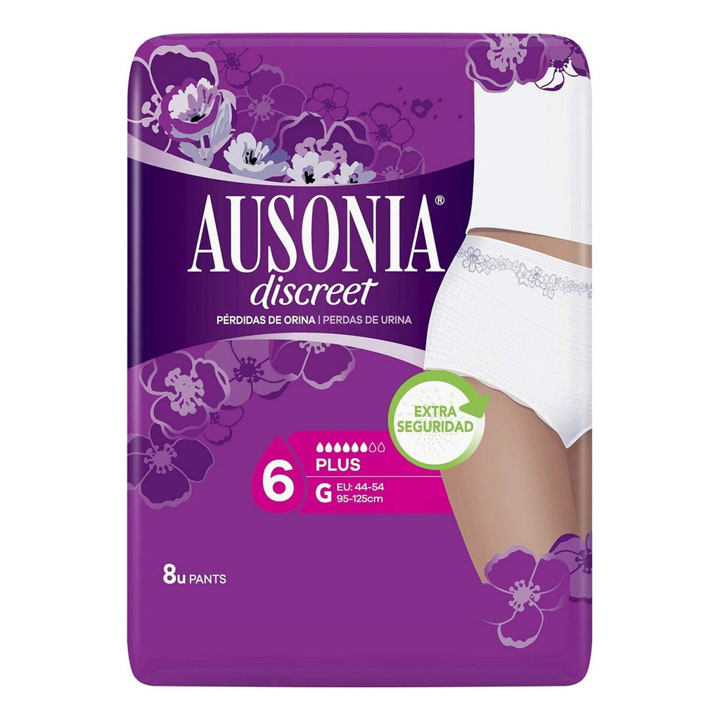 Incontinence Sanitary Pad Ausonia Discreet Large (8 uds)-0