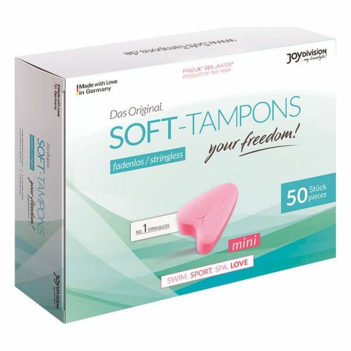 Hygienic Tampons Sport, Spa & Love Joydivision 6305860000 50 Units-2