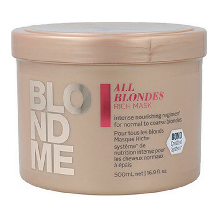 Hair Mask Schwarzkopf Blondme Rich Keratine - Cosmova