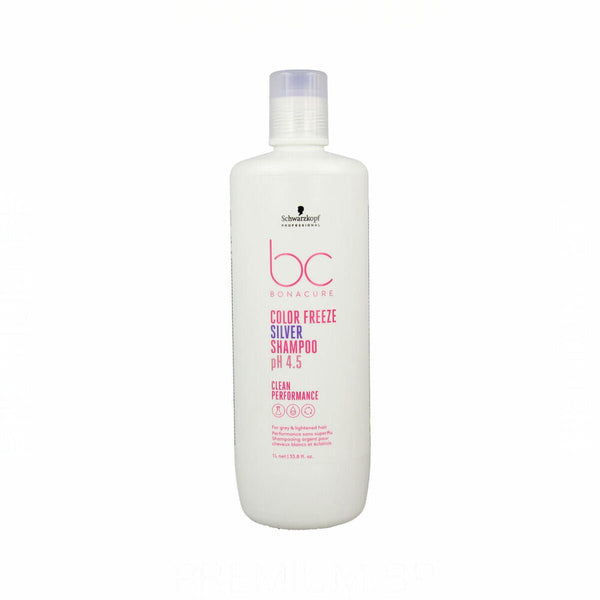 Shampoo Schwarzkopf Bonacure Color Freeze Silver (1000 ml) - Cosmova