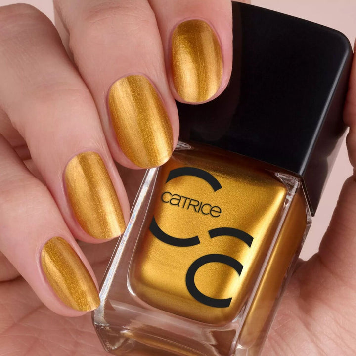 Nail polish Catrice Iconails Nº 156 Cover Me In Gold 10,5 ml - Cosmova