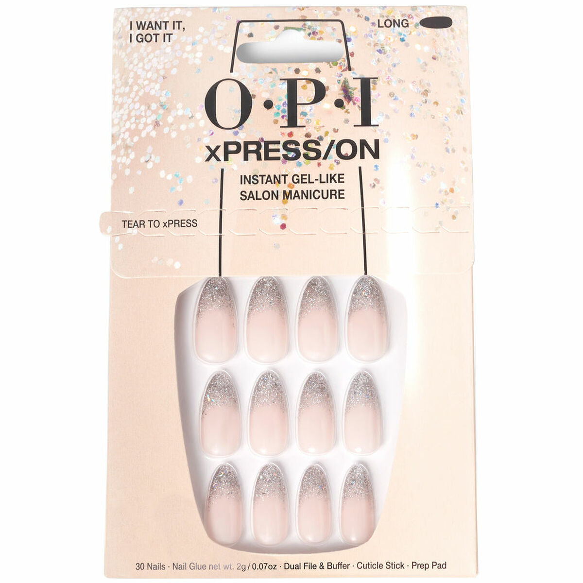 False nails Opi #I Want It, I Got It  30 Pieces-0