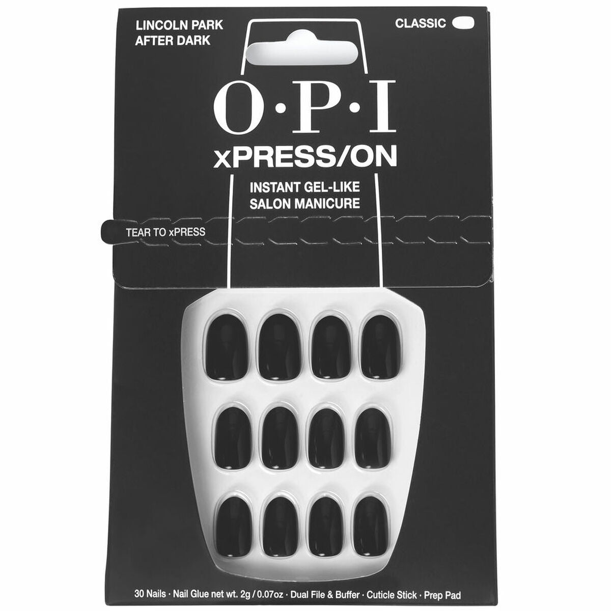 False nails Opi #Lincoln Park After Dark 30 Pieces-0