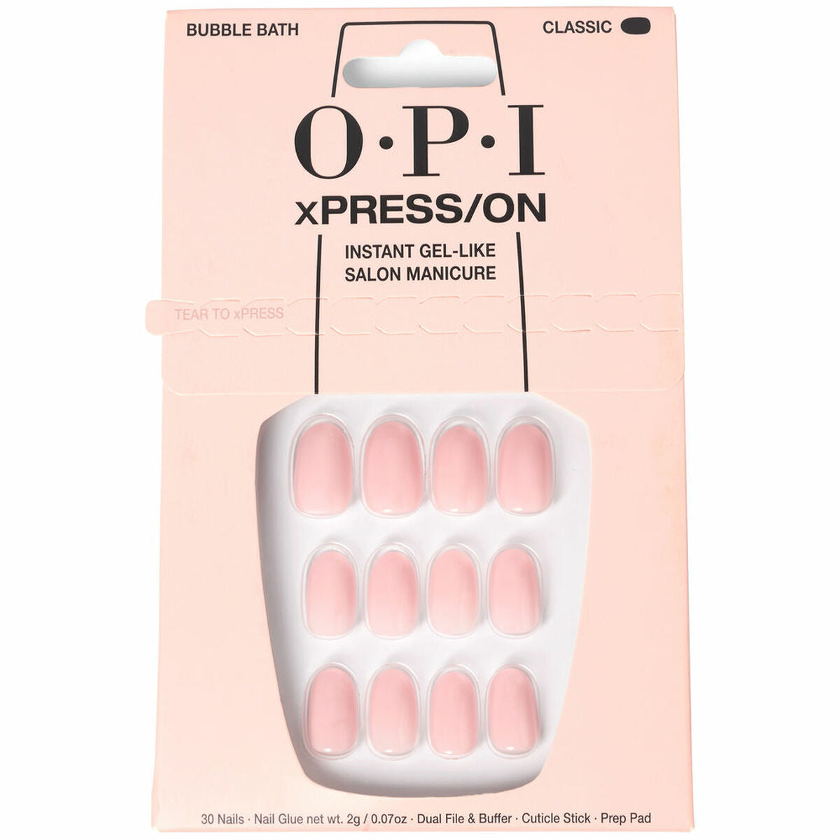 False nails Opi #Bubble Bath Bubble Bath 30 Pieces-0