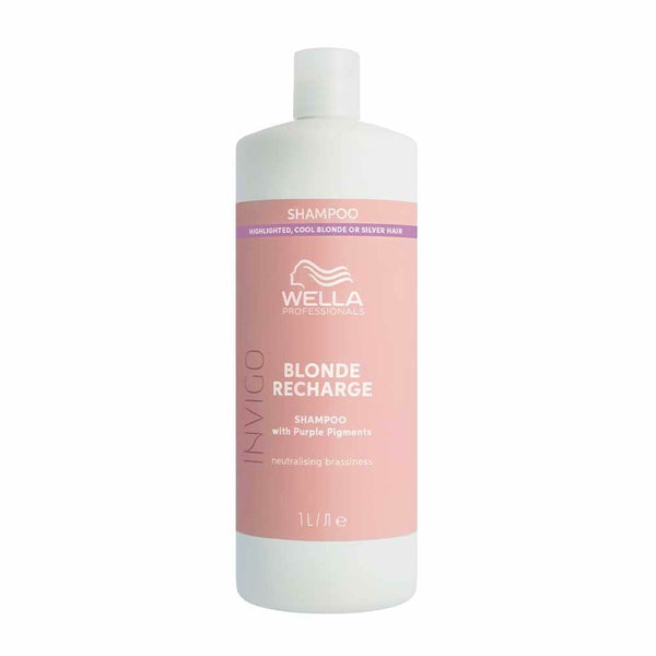 Shampoo Wella Invigo Blonde Recharge 1 L-0