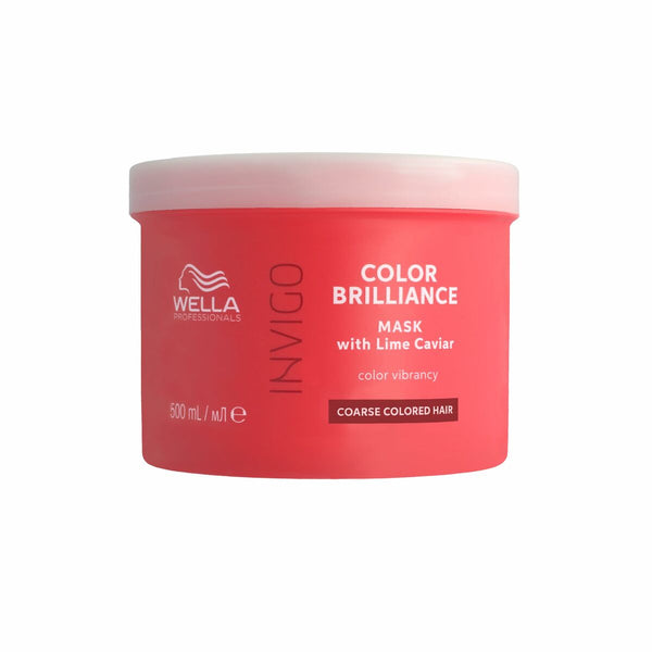 Revitalising Mask Wella Invigo Color Brilliance Coloured Hair Thick hair 500 ml-0