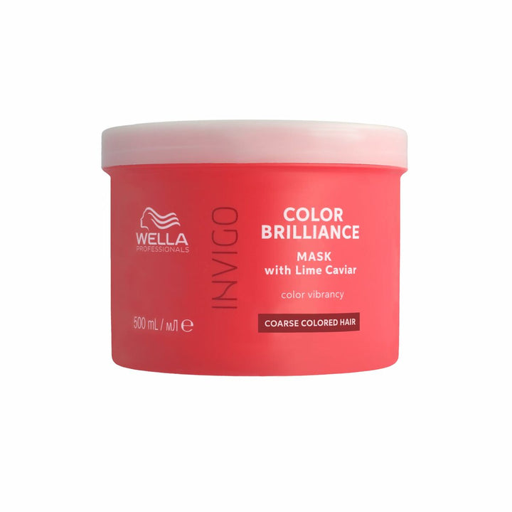 Revitalising Mask Wella Invigo Color Brilliance Coloured Hair Thick hair 500 ml-0