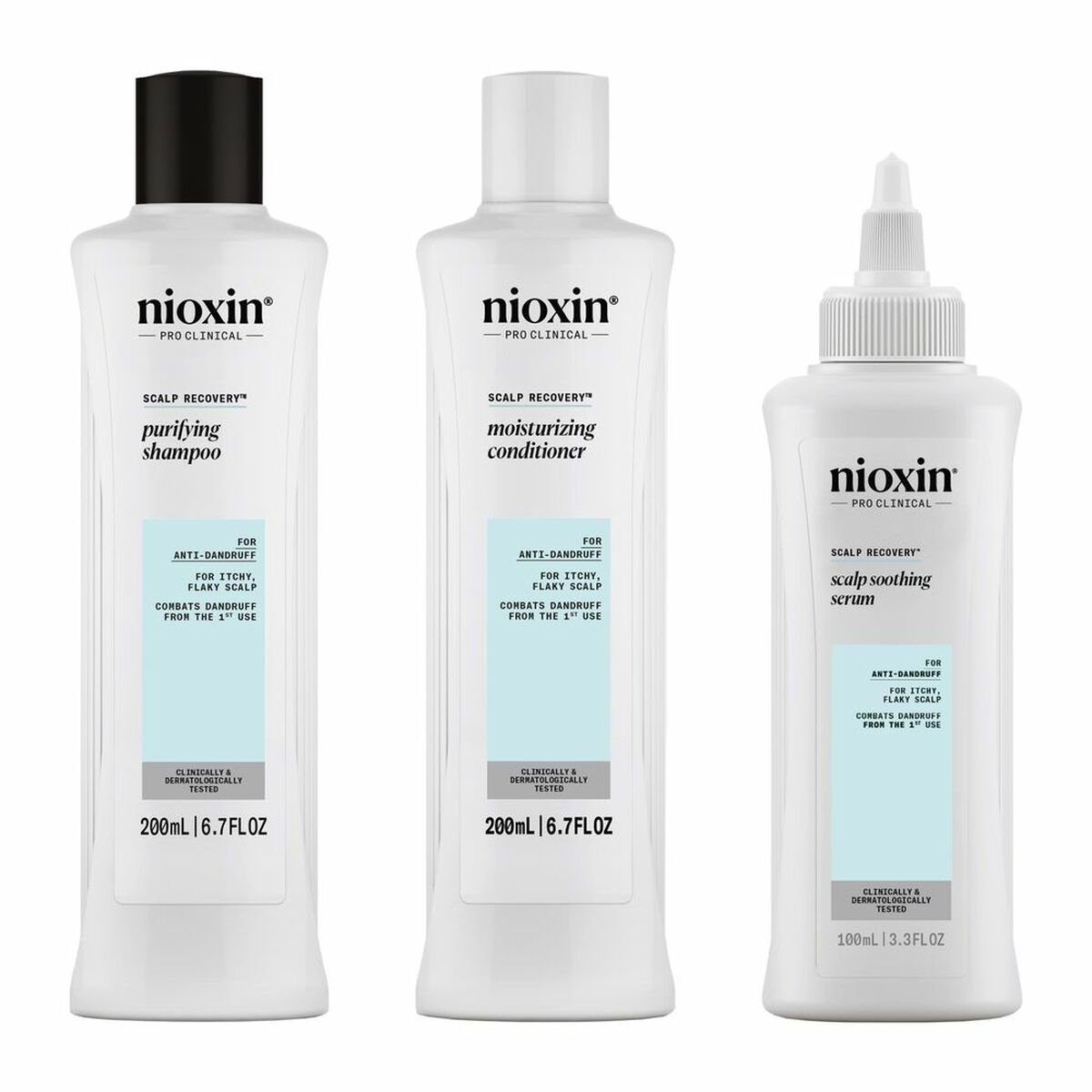 Hair Dressing Set Nioxin SCALP RECOVERY (3 Units)-0