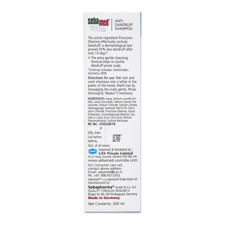Anti-dandruff Shampoo Sebamed (200 ml)-2