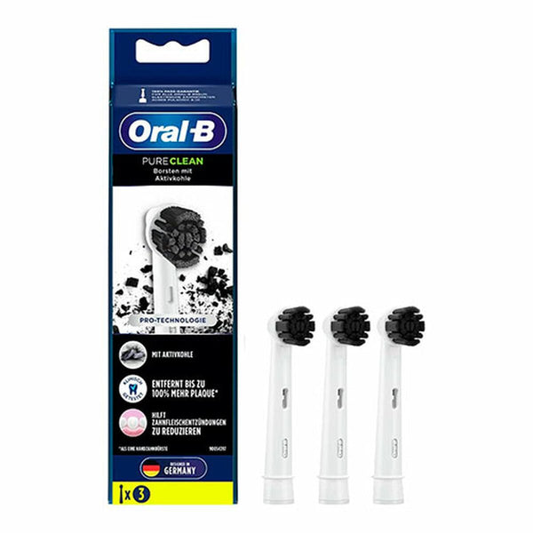 Replacement Head Oral - B Pure Clean 3 Units - Cosmova