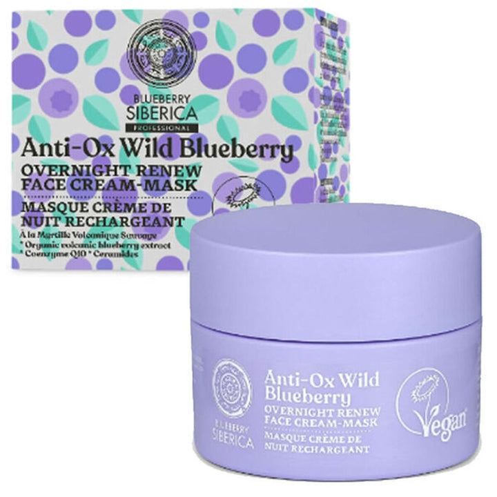 Hydrating Facial Cream Natura Siberica 50 ml Blueberries - Cosmova